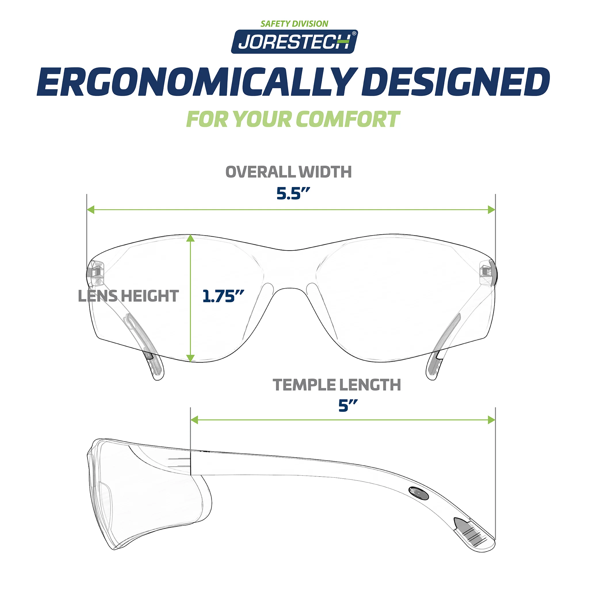 Wraparound Safety Glasses for High Impact Protection - Pack of 12 - Image 5