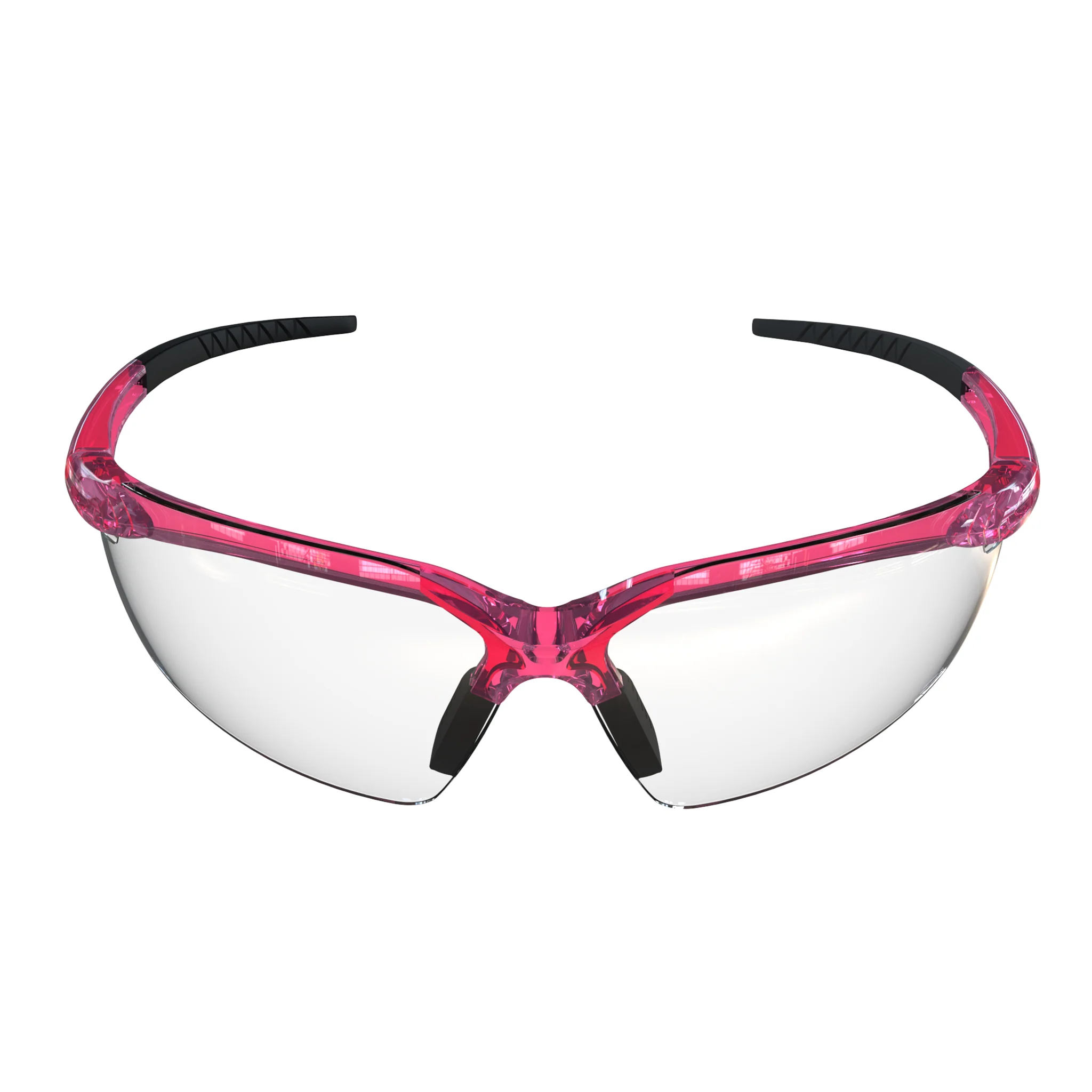 Wraparound Safety Glasses with Flexible Rubber Temple Tips - Image 14