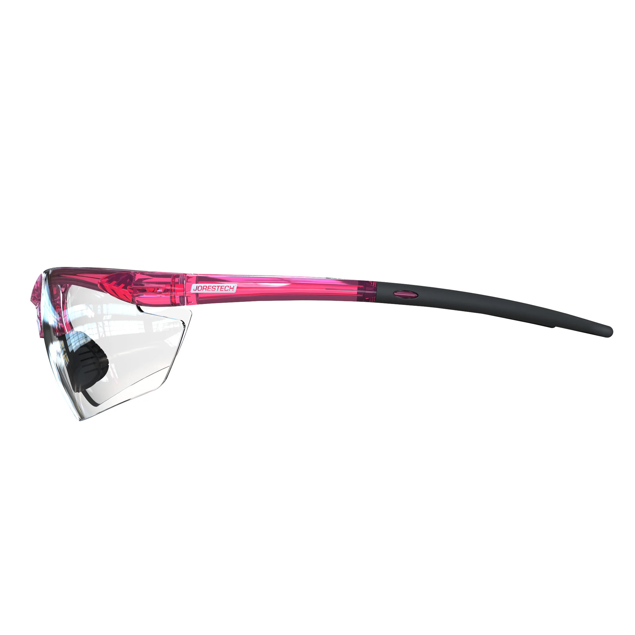 Wraparound Safety Glasses with Flexible Rubber Temple Tips - Image 16