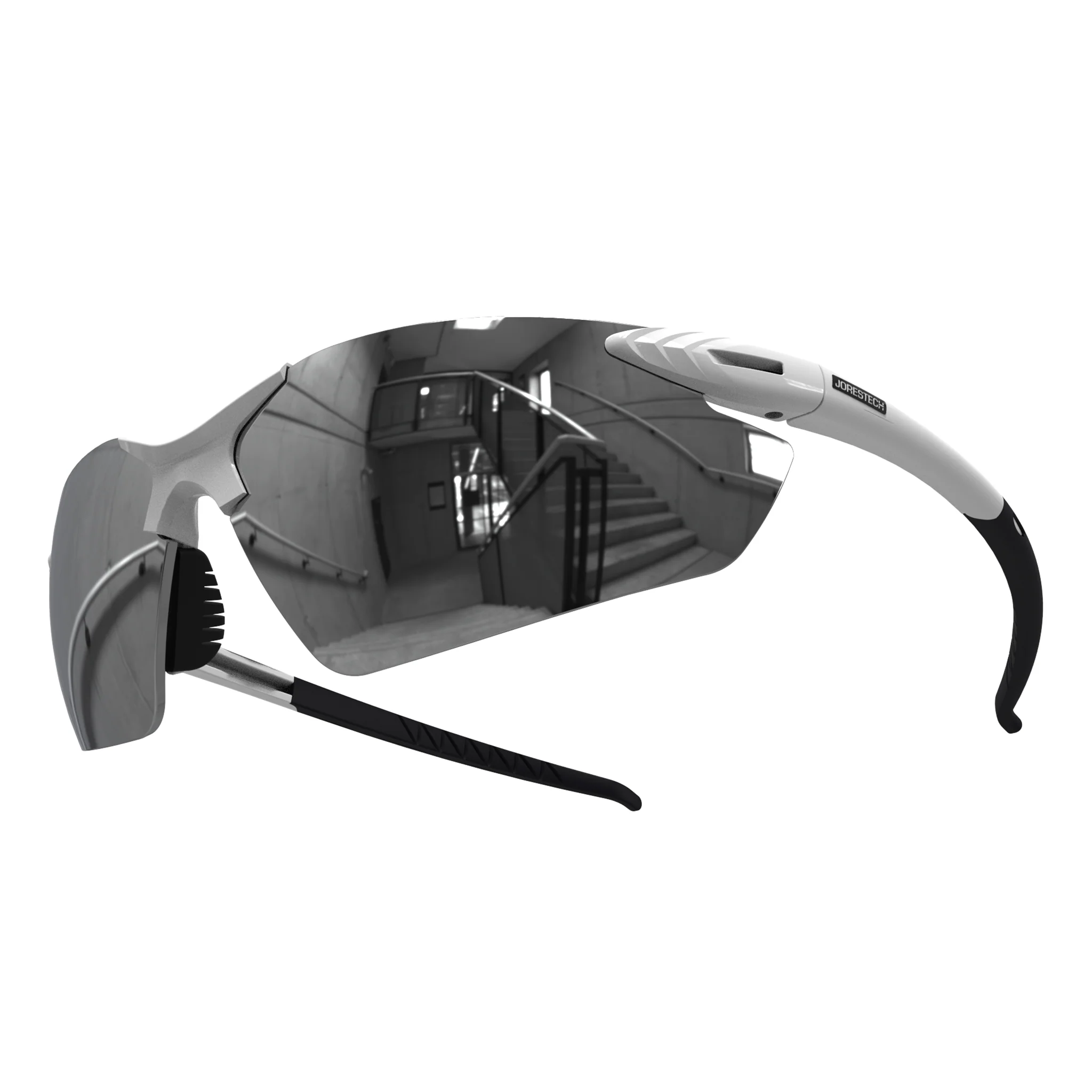 Wraparound Safety Glasses with Flexible Rubber Temple Tips - Image 29