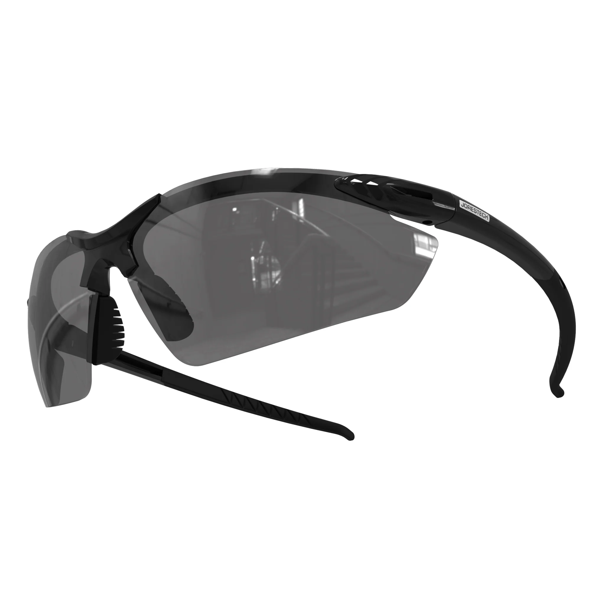 Wraparound Safety Glasses with Flexible Rubber Temple Tips - Image 37