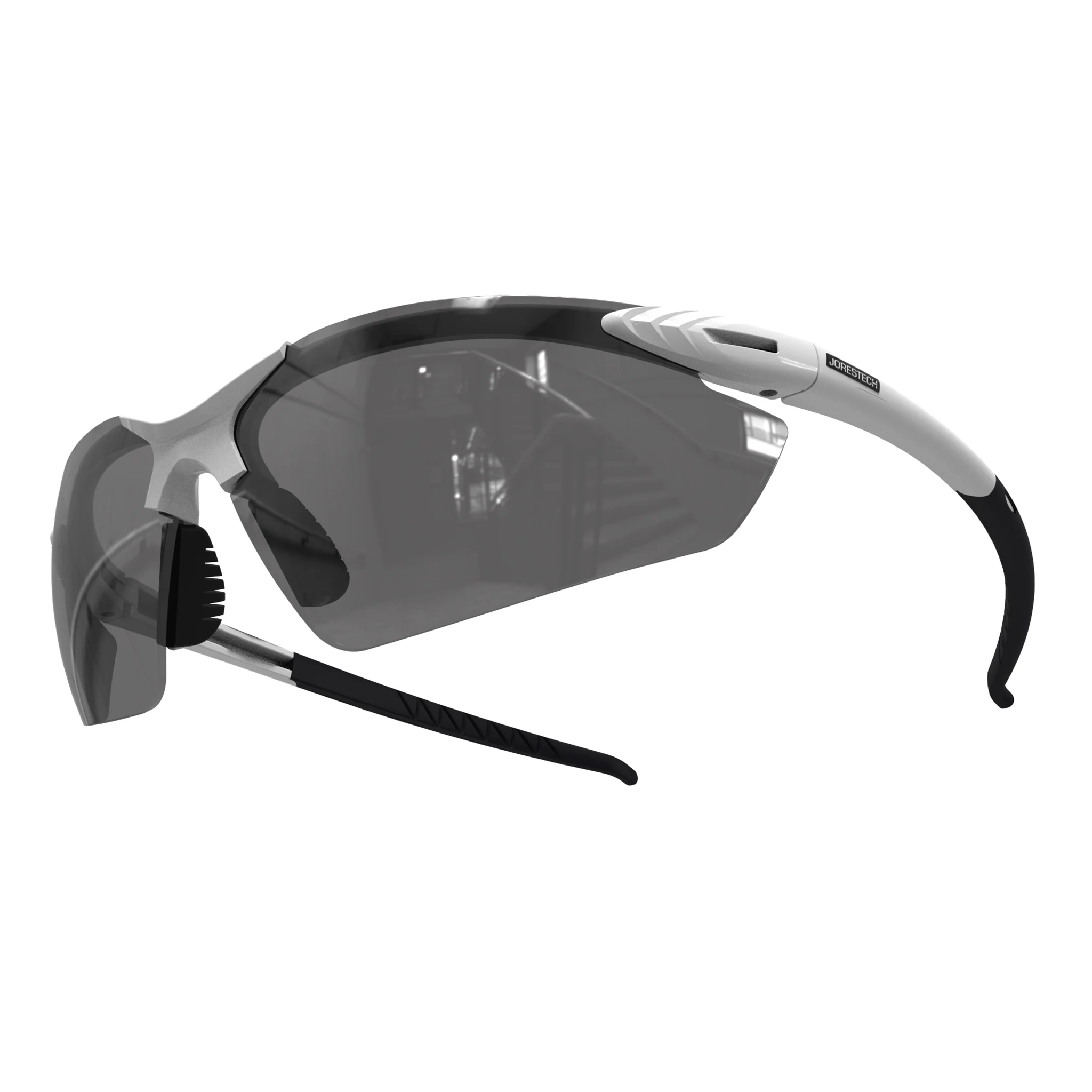 Wraparound Safety Glasses with Flexible Rubber Temple Tips - Image 53
