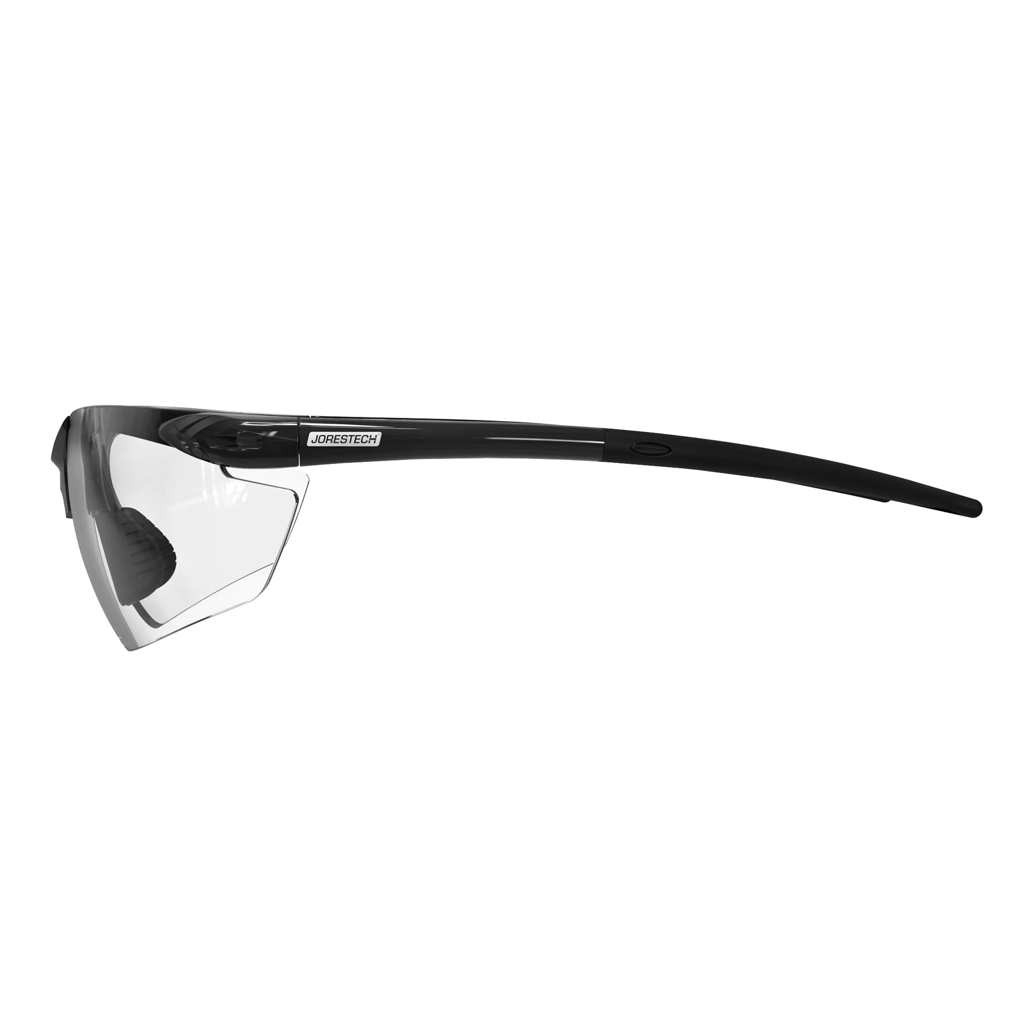 Wraparound Safety Glasses with Flexible Rubber Temple Tips - Image 9